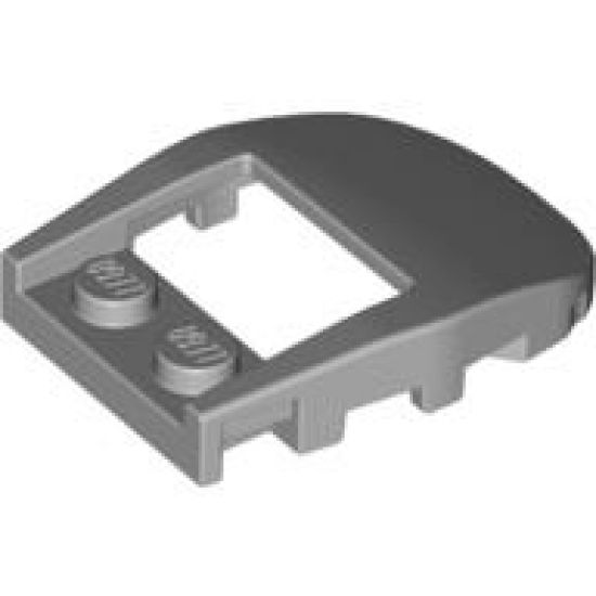Wedge 4 x 3 Cut Back with Cutout, 2 Studs