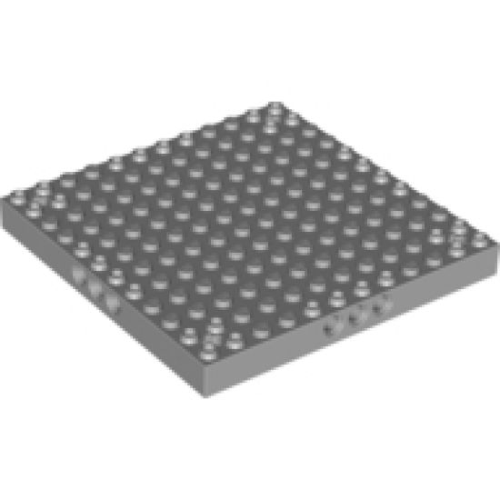 Brick, Modified 12 x 12 with 3 Pin Holes on each Side and Axle Holes in Corners