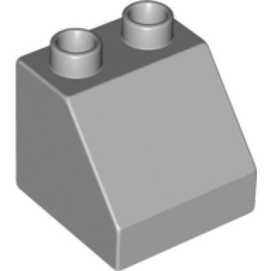 Duplo, Brick 2 x 2 x 1 1/2 Slope 45 with Computer Screen with Police Badge in Display Pattern
