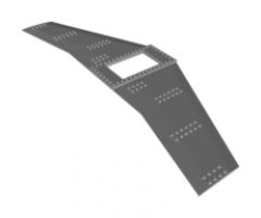 Wing Plate 20 x 56 with 6 x 10 Cutout and No Holes