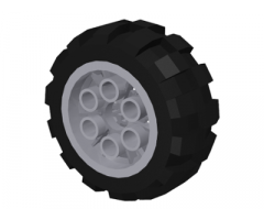Wheel & Tire Assembly 20 x 30 Balloon Medium, with Black Tire 20 x 30 Balloon Medium (6582 / 6581)