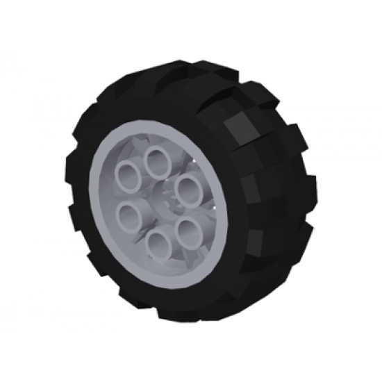 Wheel & Tire Assembly 20 x 30 Balloon Medium, with Black Tire 20 x 30 Balloon Medium (6582 / 6581)