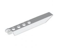 Hinge Plate 1 x 8 with Angled Side Extensions, 9 Teeth and Rounded Plate Underside