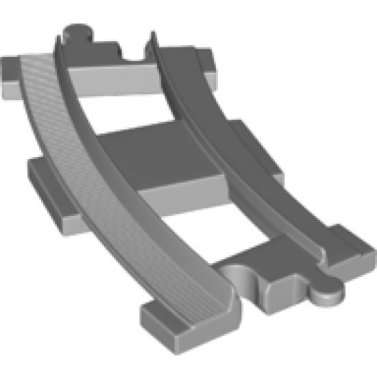 Duplo, Train Track Curved (short)