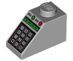 Slope 45 2 x 1 with Green and Red Buttons and Keypad Pattern