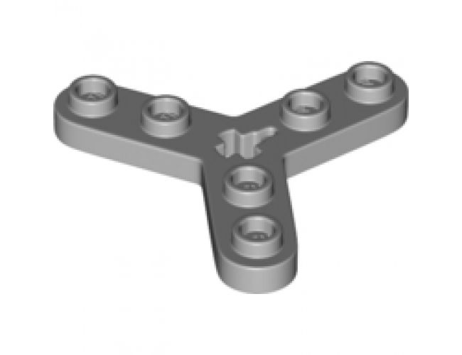 Technic, Plate Rotor 3 Blade with Smooth Ends and 6 Studs (Propeller)