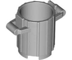 Container Trash Can with 2 Cover Holders
