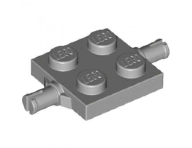 Plate, Modified 2 x 2 with Wheels Holder