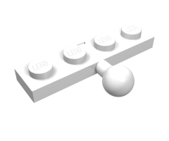 Plate, Modified 1 x 4 with Tow Ball