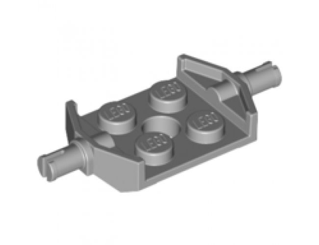 Plate, Modified 2 x 2 with Wheels Holder Wide and Hole