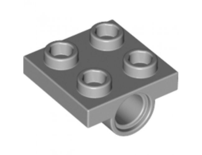 Plate, Modified 2 x 2 with Pin Holes