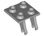 Aircraft Plate, Modified 2 x 2 Thin with Plane Single Wheel Holder