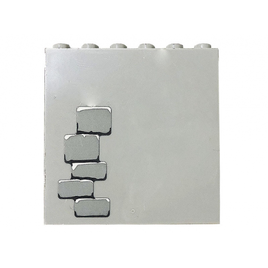 Panel 1 x 6 x 5 with Bricks Pattern 1 (Sticker) - Set 71040