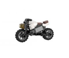 Minifig scale motorcycle