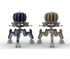 Octuptarra Tri-Droid Minifig Scale