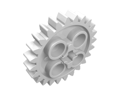 Technic, Gear 24 Tooth (2nd Version - 1 Axle Hole)