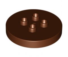 Duplo, Brick Round 4 x 4 Flat Top with 2 x 2 Studs