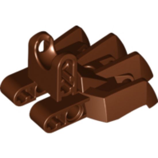 Hero Factory Foot with Four Short Claws and Ball Joint Socket