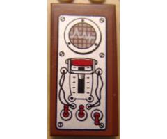 Tile 2 x 4 with Breaker and 3 Toggle Switches Pattern (Sticker) - Set 9466