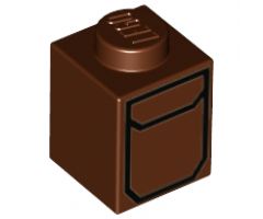 Brick 1 x 1 with Pocket Pattern