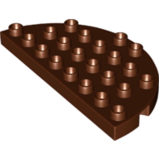 Duplo, Plate Round Corner 4 x 8 Double