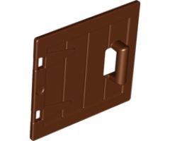 Duplo, Building Door / Window Pane 1 x 4 x 3 Wooden Gate with Handle