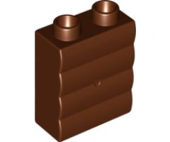 Duplo, Brick 1 x 2 x 2 with Log Profile (Brick Profile)