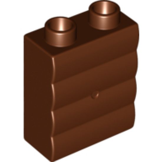 Duplo, Brick 1 x 2 x 2 with Log Profile (Brick Profile)