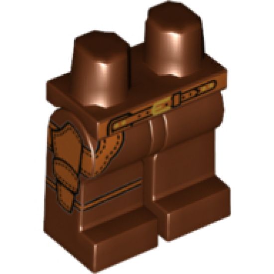 Hips and Legs with Medium Nougat Belt and Holster Pattern
