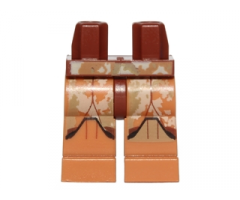 Hips and Medium Nougat Legs with SW Clone Trooper Camouflage Armor Pattern