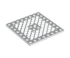 Plate, Modified 8 x 8 with Grille and Hole in Center
