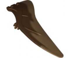 Animal, Body Part Dinosaur Wing Pteranodon - Left with Marbled Medium Nougat Edge Pattern