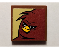 Tile 2 x 2 with Angry Birds Terence Pattern (Sticker) - Set 75823