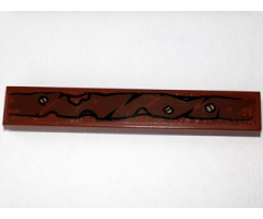 Tile 1 x 6 with Wooden Branch and 3 Screws Pattern Type 1 (Sticker) - Set 79010