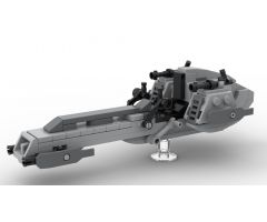 Clone BARC Speeder Minifig Scale