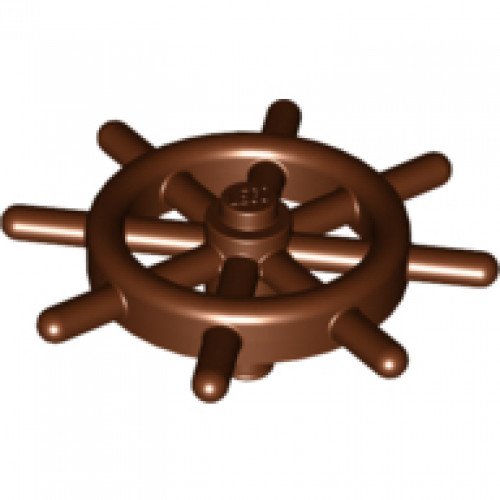 Boat Ship's Wheel with Slotted Pin