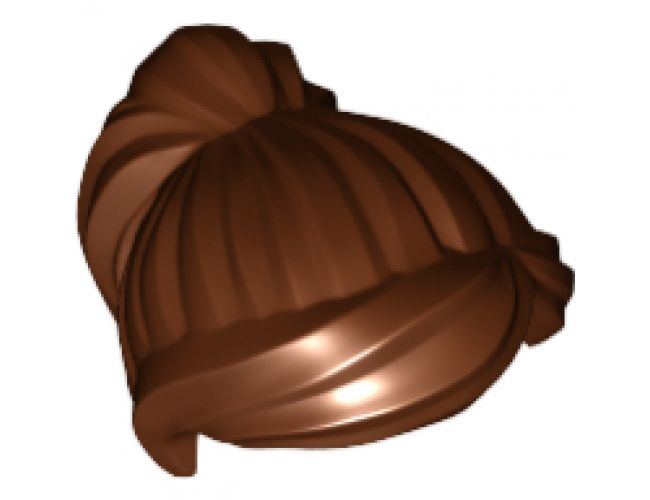 Minifigure, Hair Female Ponytail and Swept Sideways Fringe