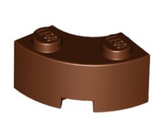 Brick, Round Corner 2 x 2 Macaroni with Stud Notch and Reinforced Underside