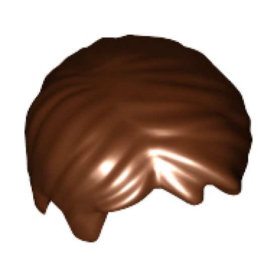 Minifigure, Hair Short Tousled with Side Part