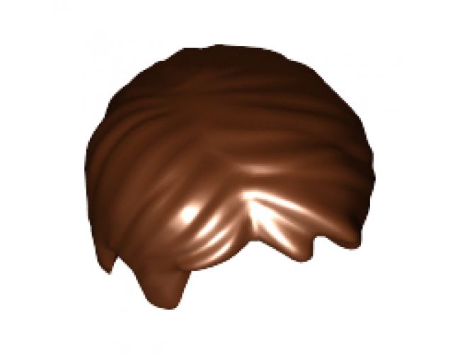 Minifigure, Hair Short Tousled with Side Part