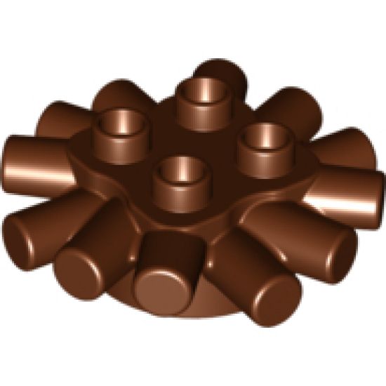 Duplo, Brick Round 2 x 2 with Radiating Bars