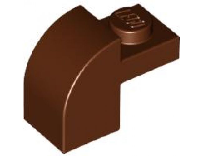 Slope, Curved 2 x 1 x 1 1/3 with Recessed Stud