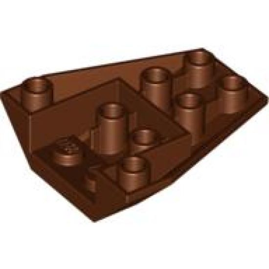Wedge 4 x 4 Triple Inverted with Connections between 2 Studs
