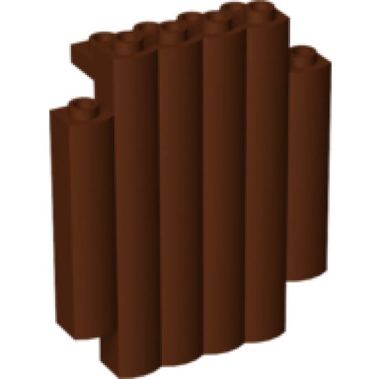 Panel 2 x 6 x 6 Log Wall (Palisade)