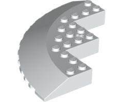 Brick, Round Corner 10 x 10 with Slope 33 Edge, Axle Hole, Facet Cutout