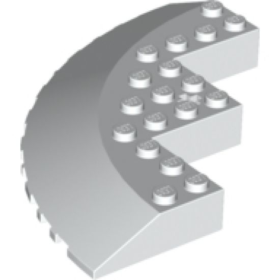 Brick, Round Corner 10 x 10 with Slope 33 Edge, Axle Hole, Facet Cutout