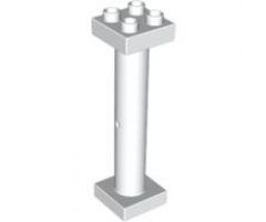 Duplo Support Column 2 x 2 x 6 Round with Open Latticed Back