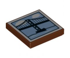 Tile 2 x 2 with Suspension Bridge Pattern