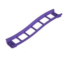Train, Track Roller Coaster Ramp Small, 3 Bricks Elevation