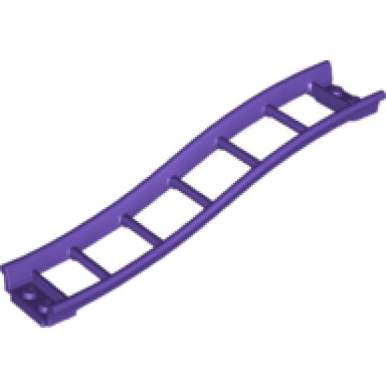 Train, Track Roller Coaster Ramp Small, 3 Bricks Elevation
